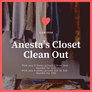 Closet Sale